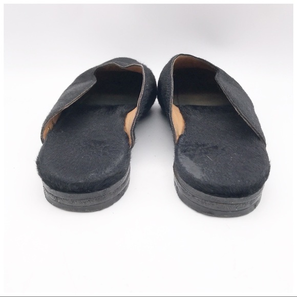Savas The Letta Slipper in Black Calf Hair Size 37 - Picture 8 of 11